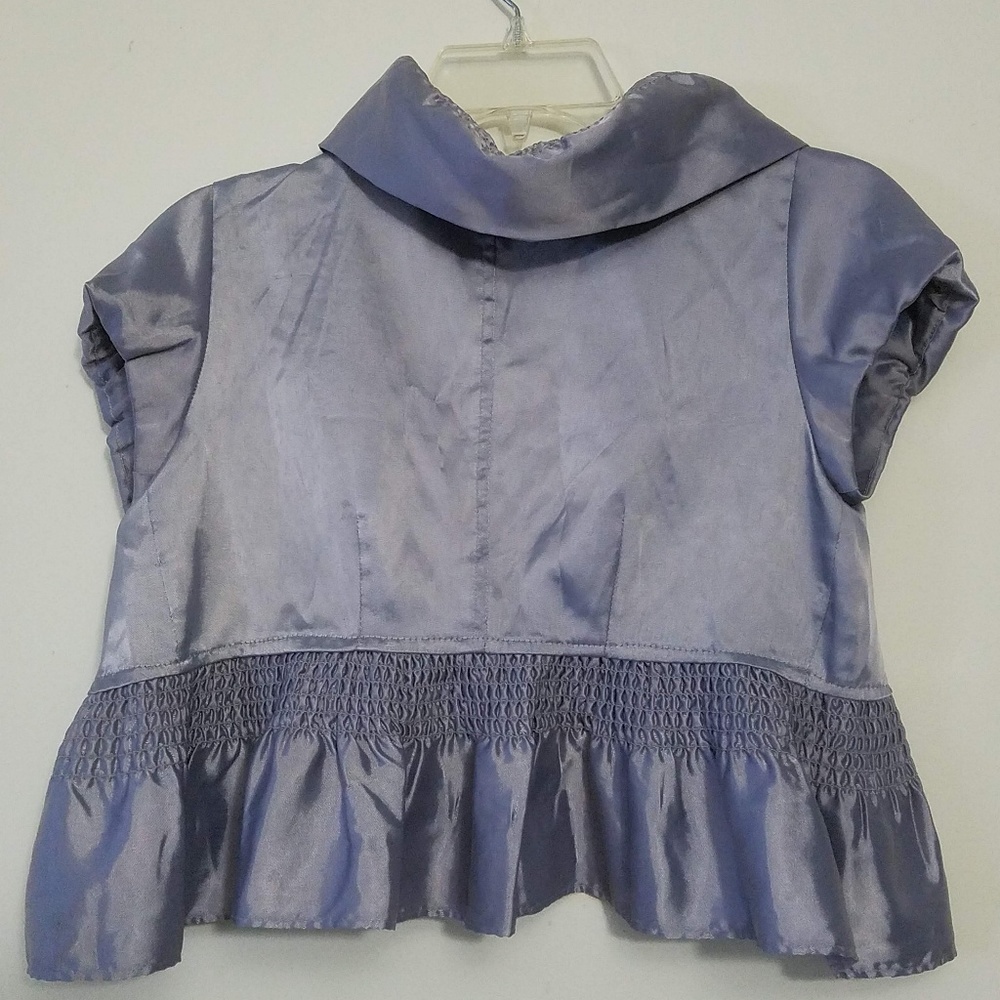 Gray tafeeta jacket - Picture 2 of 2